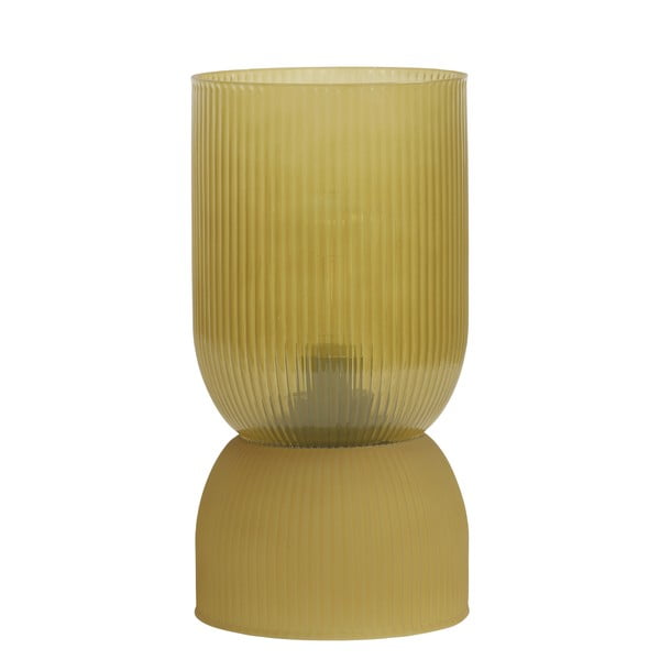 Okkersárga asztali lámpa (magasság 27,5 cm) Phoebe – Light & Living