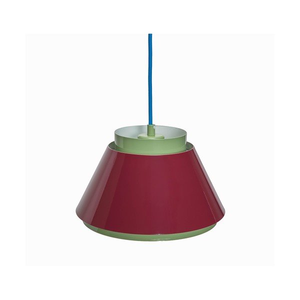 Piros-zöld fém függőlámpa ø 25 cm Remi – Hübsch-image-2