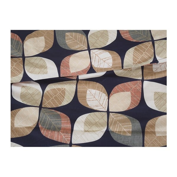 Barna egyszemélyes krepp ágyneműhuzat 140x200 cm Autumn Leaf – B.E.S.-image-1