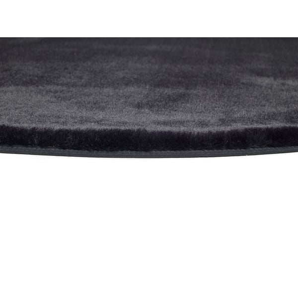 Fox Liso fekete szőnyeg, ø 120 cm - Universal-image-2