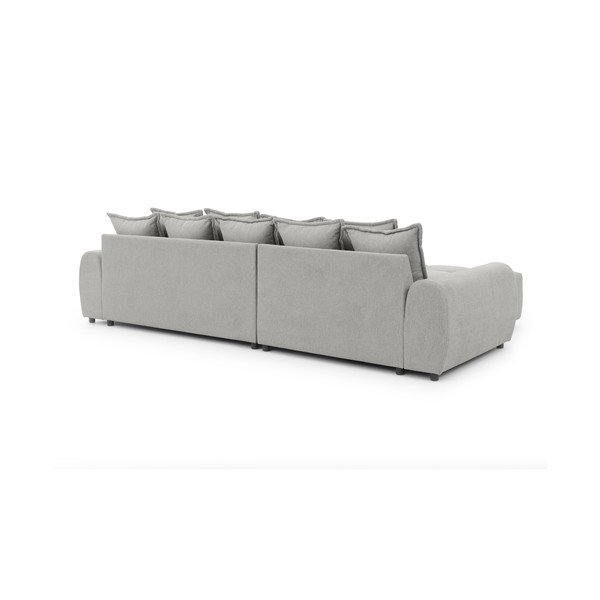 Világosszürke sarokkanapé (bal oldali-heverő résszel) Albane  – Ropez-image-4