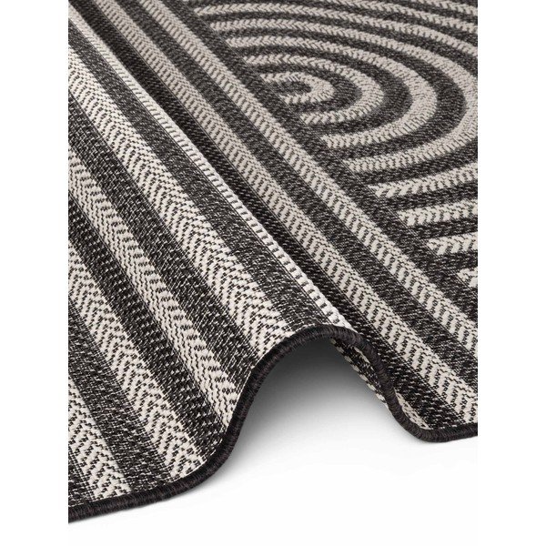 Fekete-krémszínű kültéri-beltéri szőnyeg 160x230 cm Haringey Woodfield – Ted Baker-image-4