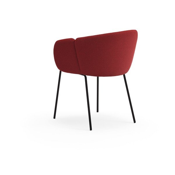 Borvörös kárpitozott étkezőfotel Add – Teulat-image-3