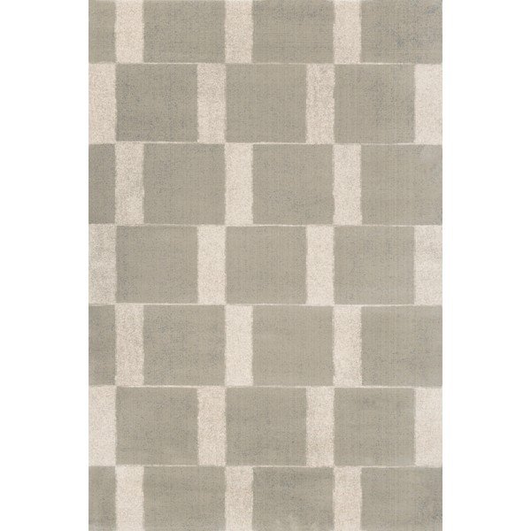 Szürkésbézs gyapjú szőnyeg 133x190 cm Agnus Pavement – Agnella