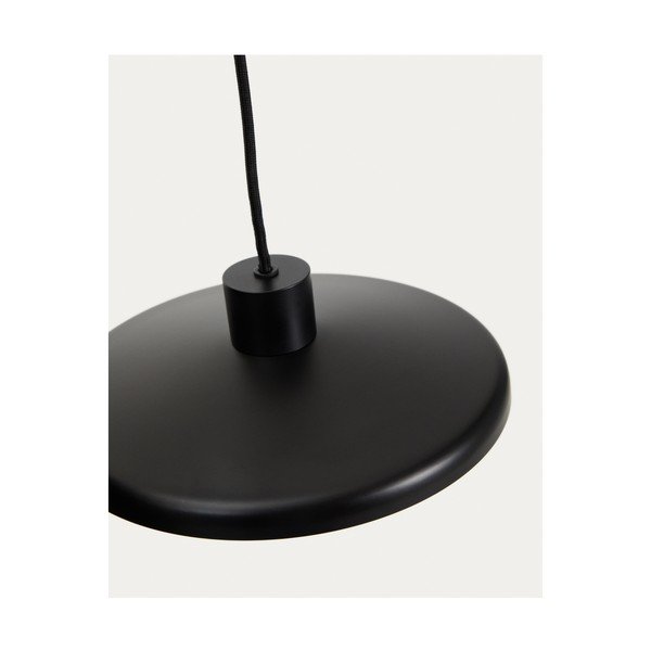 Fekete függőlámpa fém búrával Nuvira – Kave Home-image-3