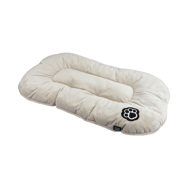 Bézs velúr fekhely kutyáknak 61x38 cm Flakes – Love Story