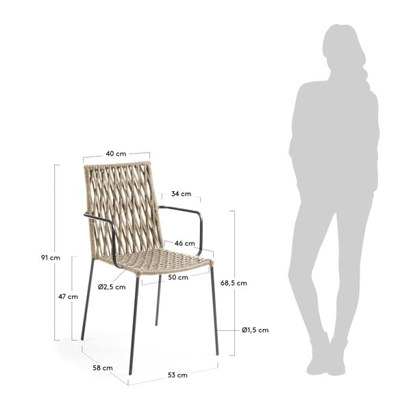 Bettie bézs szék, 4 db - La Forma-image-4