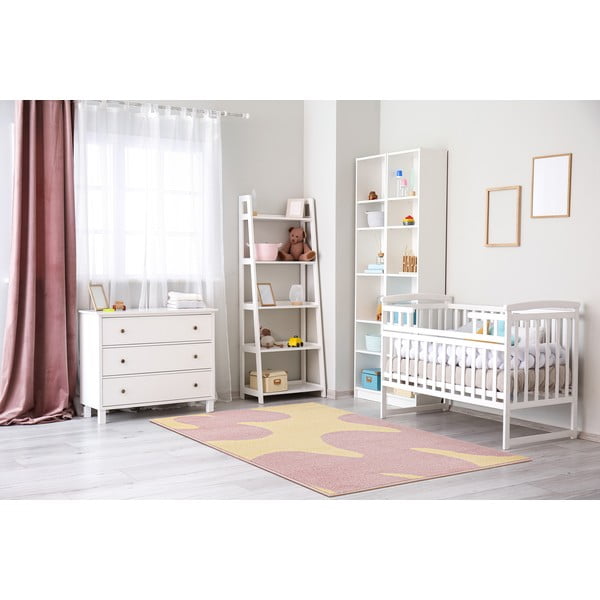 Sárga-rózsaszín gyerek szőnyeg 80x150 cm Hugsy Vanilla – FD-image-1