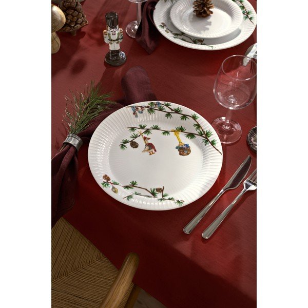 Fehér porcelán tányér karácsonyi mintával ø 27 cm Hammershøi Christmas – Kähler Design-image-3
