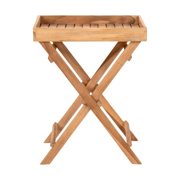 Teakfa kerti zsúrkocsi 29x39 cm Ronda – House Nordic-image-1