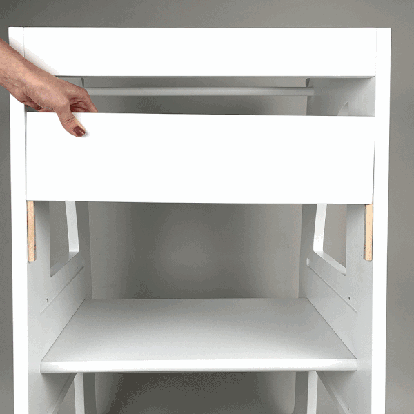 Elülső türkizkék védőlap tanulótoronyhoz Montessori - Rocket Baby-image-3