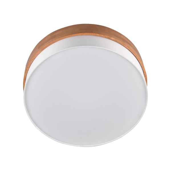 Fehér-natúr színű mennyezeti lámpa textil búrával Seasons – Trio-image-4