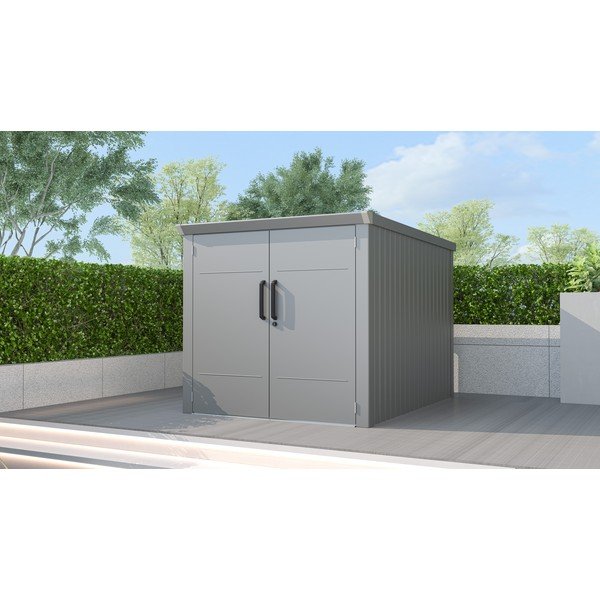 Szürke kerti szekrény Avocado B – Rojaplast-image-1