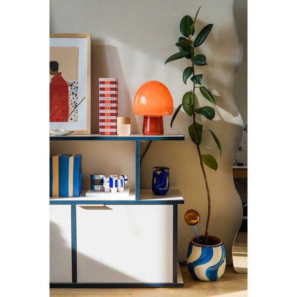 Piros asztali lámpa (magasság 27 cm) Gozar  – Leitmotiv-image-1