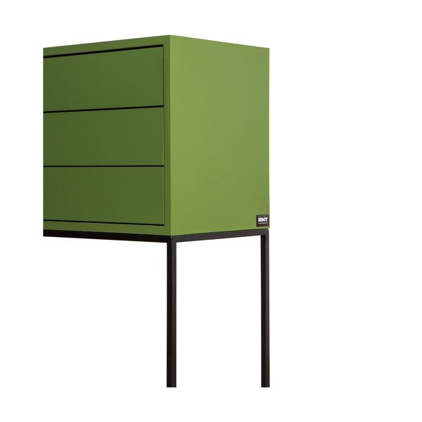 Zöld alacsony komód 113x88,5 cm Scott – Really Nice Things-image-3