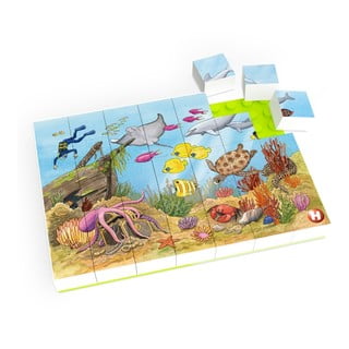 Vízalatti világ puzzle gyerekeknek - Hubelino