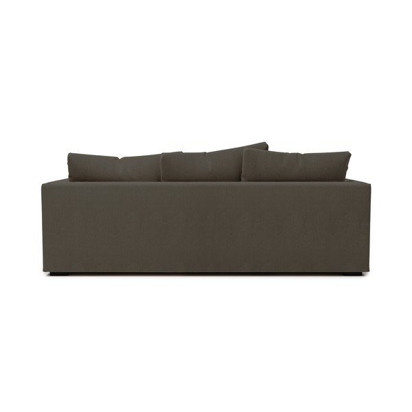 Sötétszürke kordbársony kanapé 220 cm Comfy – Scandic-image-2