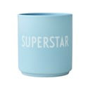 Superstar kék porcelánbögre, 300 ml - Design Letters