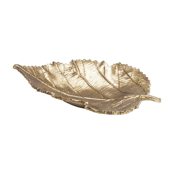 Leaf aranyszínű dekorációs tál - Kare Design