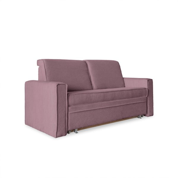Rózsaszín kinyitható kanapé 168 cm Lucky Lucy – Miuform