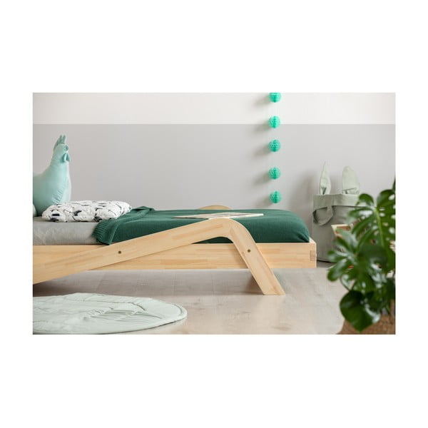 Zigzag gyerekágy borovi fenyőfából, 80 x 200 cm - Adeko-image-3