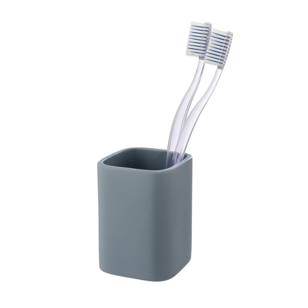 Kék kerámia fogkefetartó pohár Hexa – Wenko-image-1
