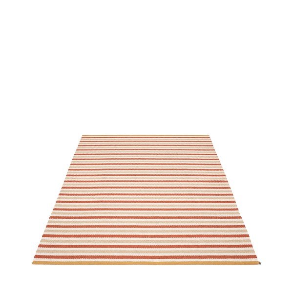 Téglavörös-krémszínű kültéri-beltéri szőnyeg 140x200 cm Teo Brick – Pappelina