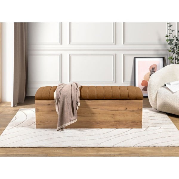 Narancssárga-natúr színű pad Oceane – Bobochic Paris-image-3