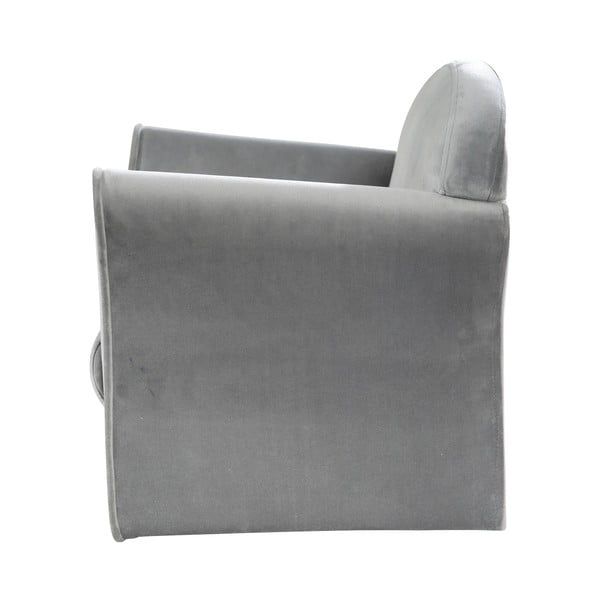 Világosszürke bársony gyerek fotel Lil Sofa – Roba-image-2