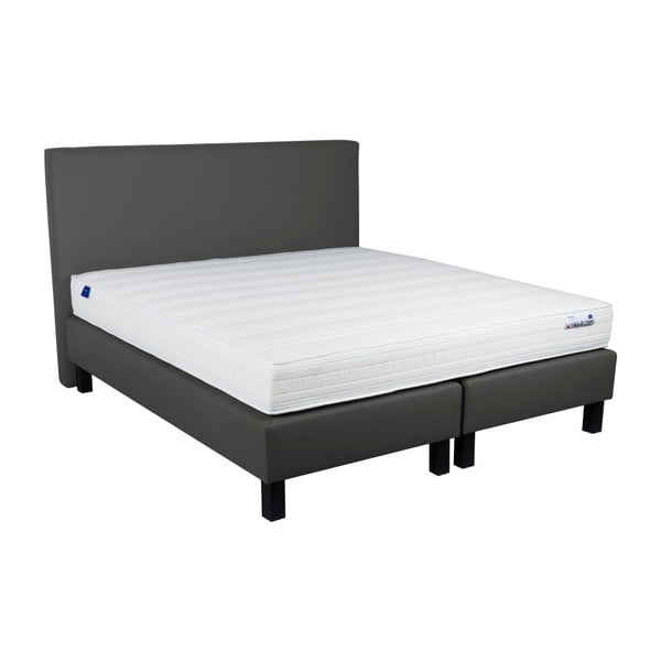Domino sötétszürke boxspring ágy, 200 x 140 cm - Revor