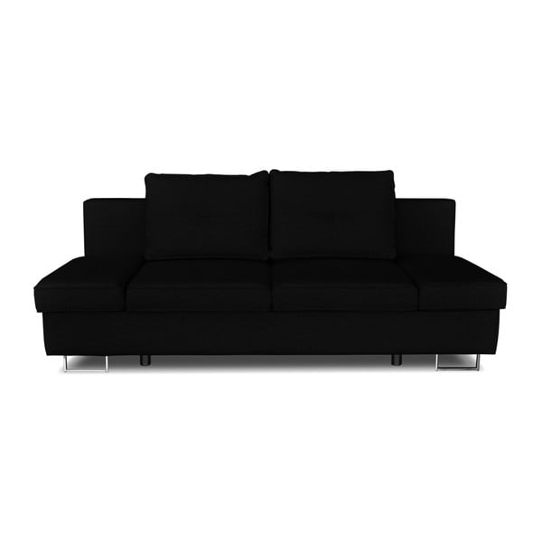 Iota fekete 2 személyes kinyitható kanapé - Windsor & Co. Sofas