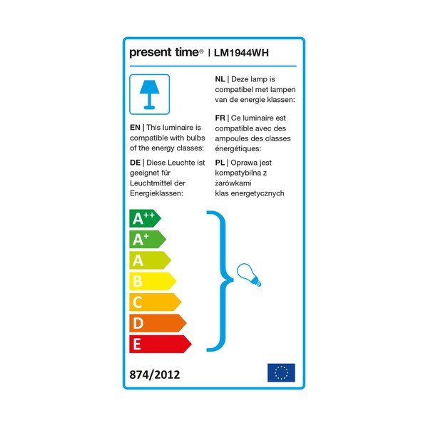 Decova matt-fehér asztali lámpa - Leitmotiv-image-2
