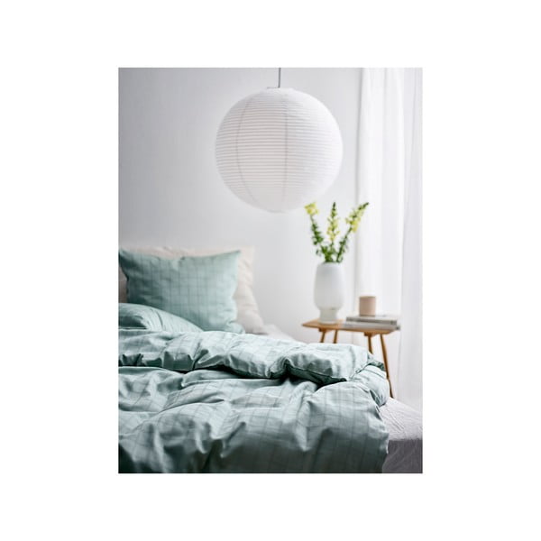 Világoszöld egyszemélyes damaszt ágyneműhuzat 140x200 cm Clear – Södahl-image-3