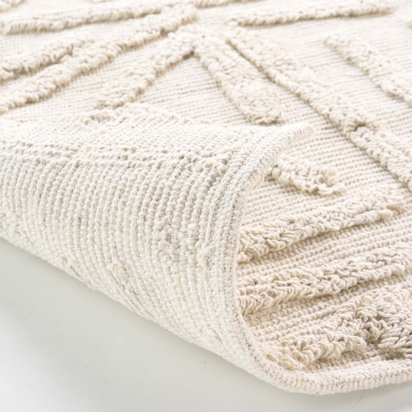 Krémszínű mosható szőnyeg 60x90 cm Athena – douceur d'intérieur-image-3