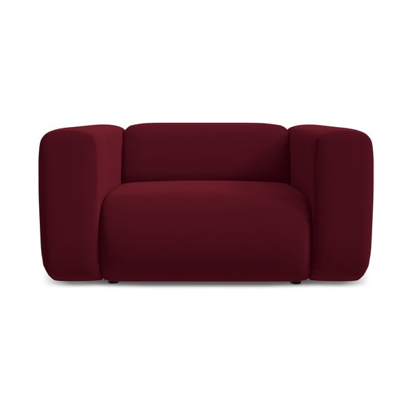 Borvörös bársony fotel Ekahi – Makamii-image-2