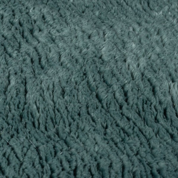 Petróleumkék szintetikus szőrme szőnyeg 200x290 cm Faroe Wool Look Fur – Flair Rugs-image-3
