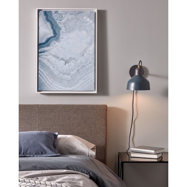 Petróleum színű fali lámpa Olimpia – Kave Home-image-1