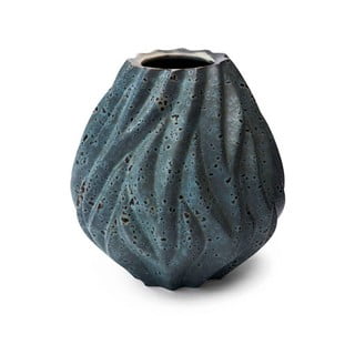 Flame szürke porcelán váza, magasság 15 cm - Morsø