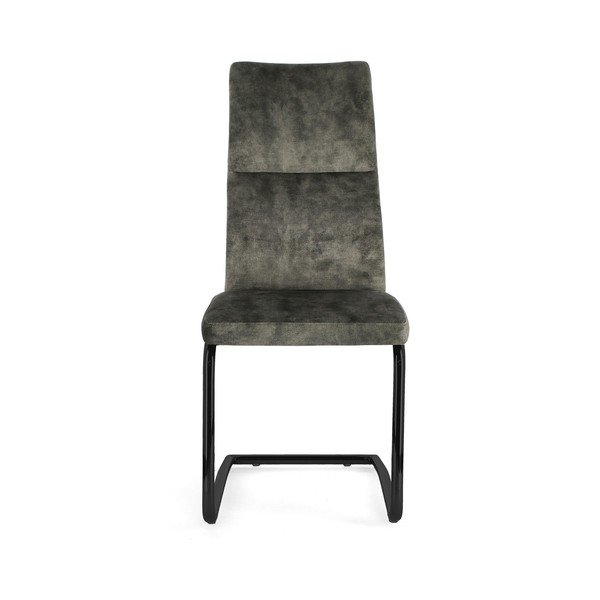 Zöld kárpitozott étkezőszék Thelma – Bizzotto-image-2