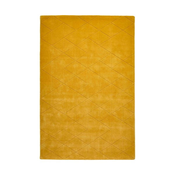 Kasbah mustársárga gyapjú szőnyeg, 120 x 170 cm - Think Rugs