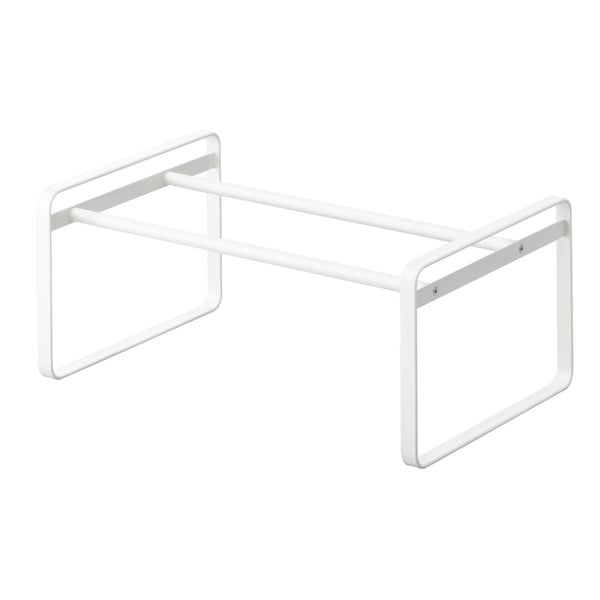 Fehér fém teleszkópos cipőtartó Kobe – YAMAZAKI-image-2