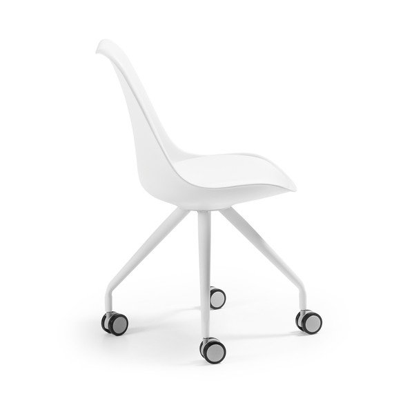 Lars fehér irodai szék - Kave Home-image-2