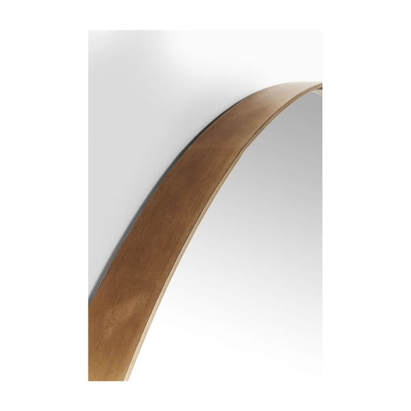 Round Curve kerek tükör rézszínű kerettel, ⌀ 100 cm - Kare Design-image-3