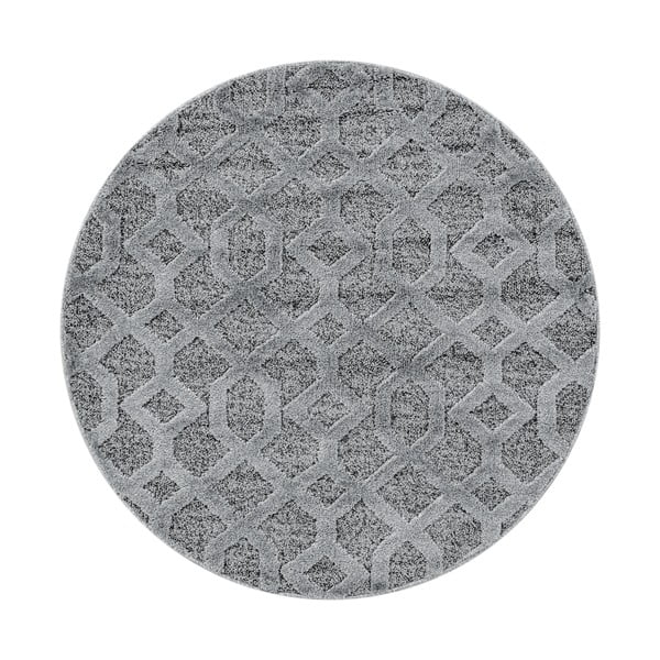 Szürke kerek szőnyeg ø 80 cm Pisa – Ayyildiz Carpets