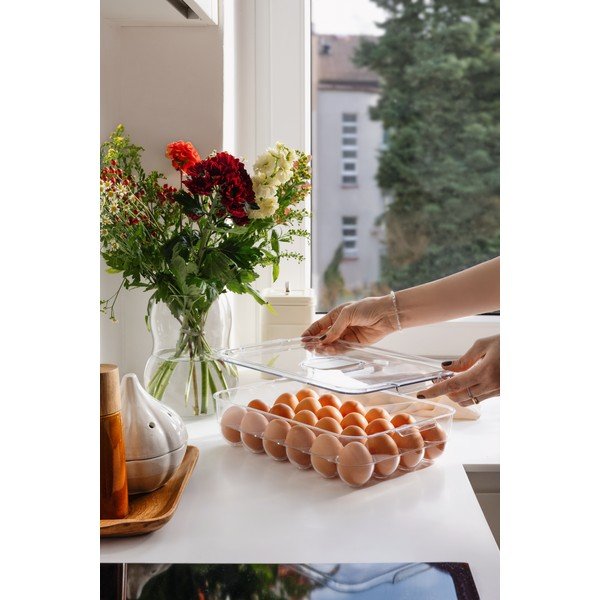 Üveg váza (magasság 20 cm) Clara – Casa Selección-image-1