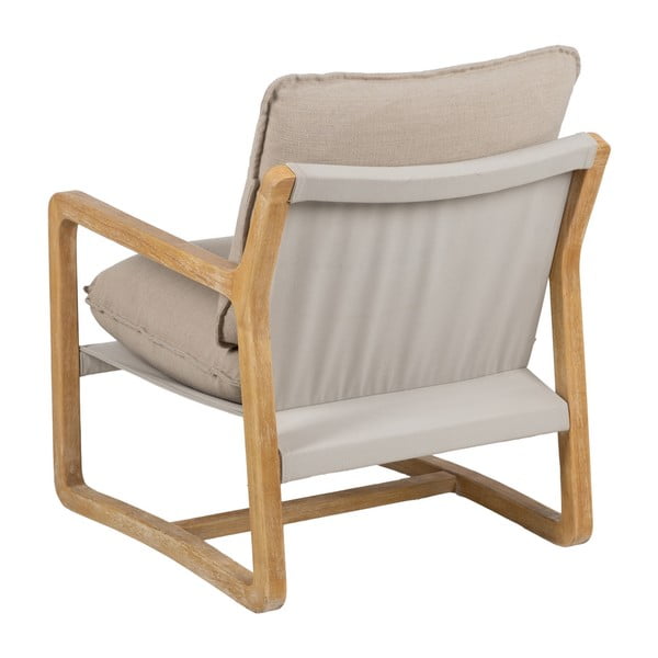 Bézs-natúr színű fotel – Ixia-image-3