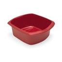 Téglavörös szögletes műanyag lavór, 38 x 32 x 14 cm - Addis
