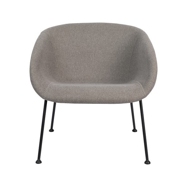 Feston szürke műbőr fotel - Zuiver-image-2