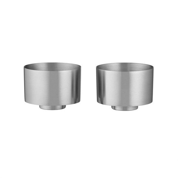 Ezüstszínű rozsdamentes acél duplafalú csésze szett 2 db-os Makoto Steel – Blomus