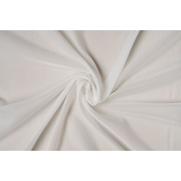 Fehér voile fényáteresztő függöny 150x50 cm Avenue – Mendola Fabrics-image-2